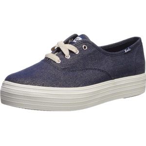 Keds Women's Triple CVO Lurex Denim Sneaker
